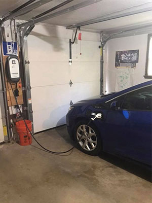 Chevy Volt and Model 3 Home Charging with level 2 evse LaPenta